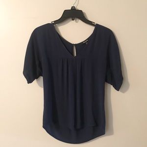 Dark Blue Rhyme Blouse from Madewell